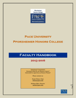 Faculty Handbook