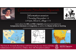 presentation from the information session