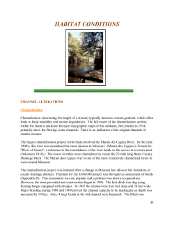 Osage River West Habitat Conditions
