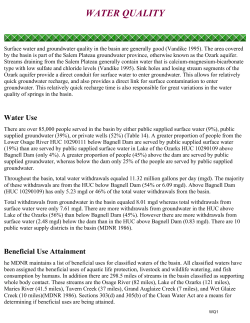 Osage River East Water Quality