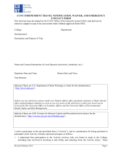 CUNY Independant Travel Notification2012.pdf