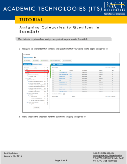Assigning Categories to Questions