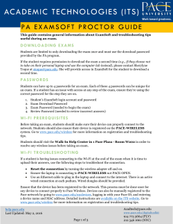 PA Proctor Guide