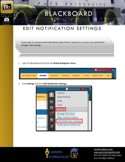 Notification Settings