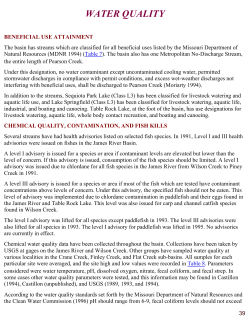 James River Watershed Water Quality