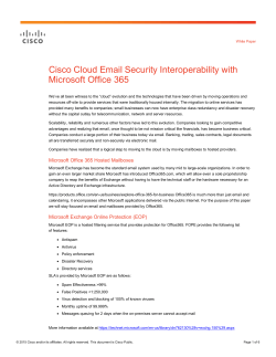 Email Security Innovation Presentation