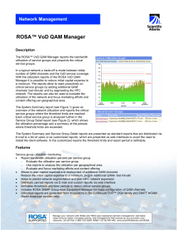 ROSA VoD QAM Manager(英文)