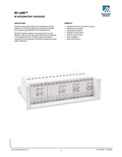 RF 链路集成器 有源 - RF_MGMTP (英文)