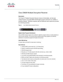 PowerVu D9828 多解扰接收机 (英文)