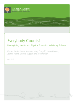 Everybody Counts? Summary report