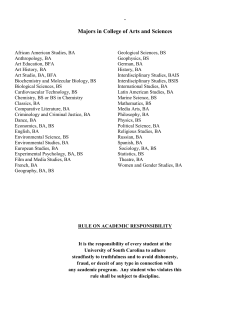 2014-2015 Guidelines for Advisement