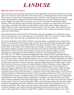 Eleven Point Land Use