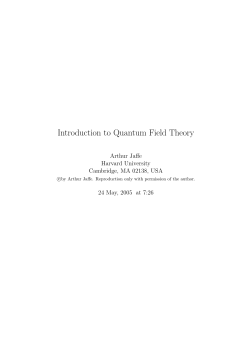 introduction to quantum field theory from a rigorous point of view