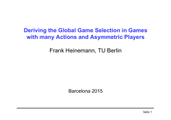 Global Game Selection 2015