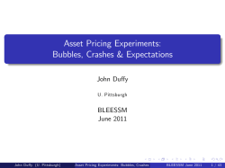Asset Prices