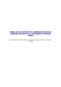 Pla Docent