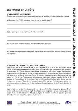FICHE TECHNIQUE 13