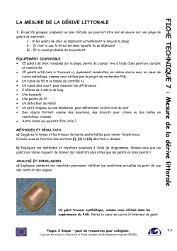 FICHE TECHNIQUE 7