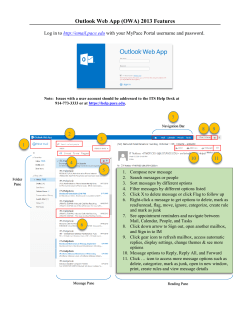 Outlook Web App (OWA) 2013
