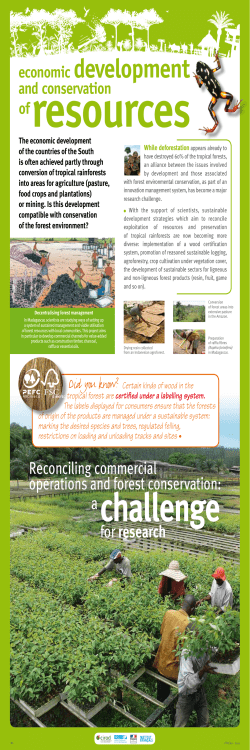 IRD - FTH - En - Panel 21 - Economic development and conservation of resources ( PDF , 506 Ko)