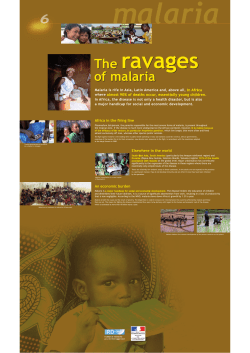 Panel 6 - The ravages of malaria ( PDF , 951 Ko)
