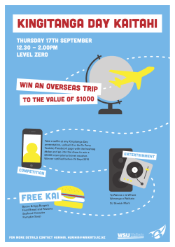 Kingitanga Day Poster.