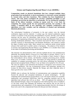 MPSAC Science and Engineering Beyond Moore's Law White Paper