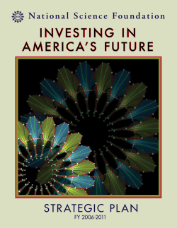 NSF Strategic Plan