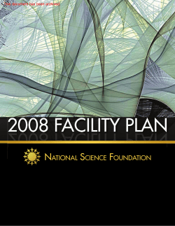 NSF 08-24 2008 Facility Plan