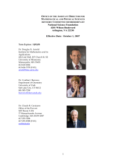 MPSAC Membership List