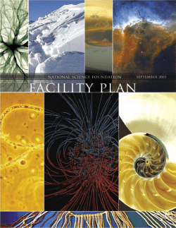 NSF Facility Plan