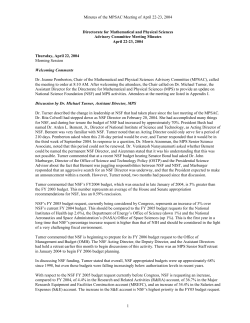 Minutes of April 2004 Meeting