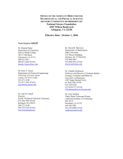 Membership (November 2004 - Revised)