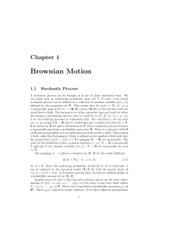 Brownian Motion.