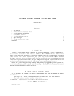 Lecture Notes on Pure Spinors and Moment Maps