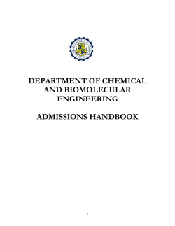 Graduate Admissions Handbook