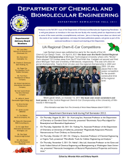 Fall Newsletter 2011