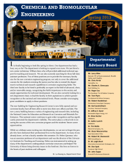 Spring Newsletter 2013