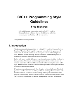 C C++ Programming Style Guidlines.pdf