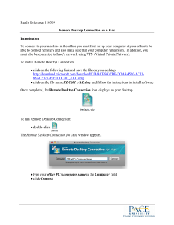 Remote Desktop for MAC