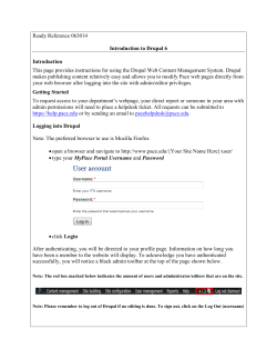 Introduction to Drupal 6