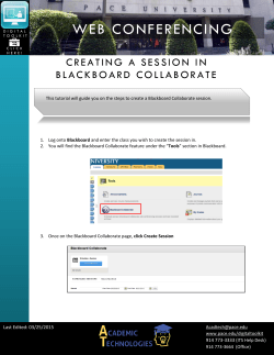 Blackboard Collaborate