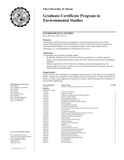Graduate Certificate Program
