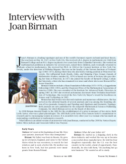 Joan Birman