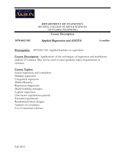 562 APPLIED REGRESSION AND ANOVA