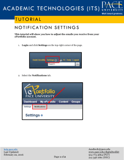 Notification Settings