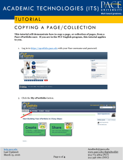 Copying Pages and Collections