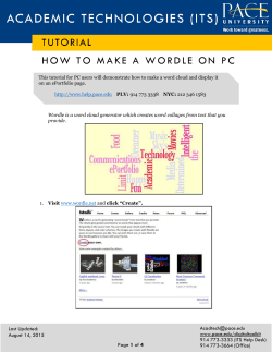 How to Make a Wordle on a PC