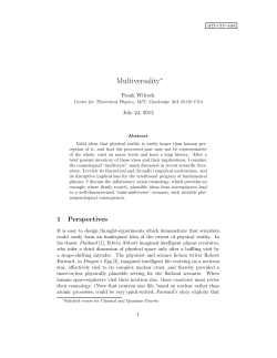 Multiversality