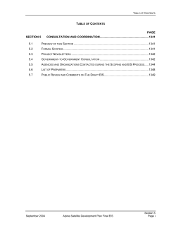 Section 5 Consultation and Coordination (142 KB)